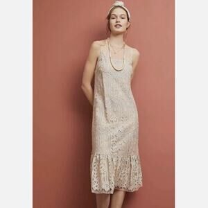 Anthropologie Eri + Ali Lace Twilight Dress Size M Romantic, Boho, Resortwear